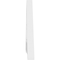 Ekena Millwork Pitch Artisan Architectural Grade PVC Gable Pediment, 36"W x 9"H x 1"P (6/12) GPP036X009X100ART - alternate 5